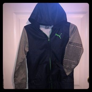 Puma zip up hooded jacket